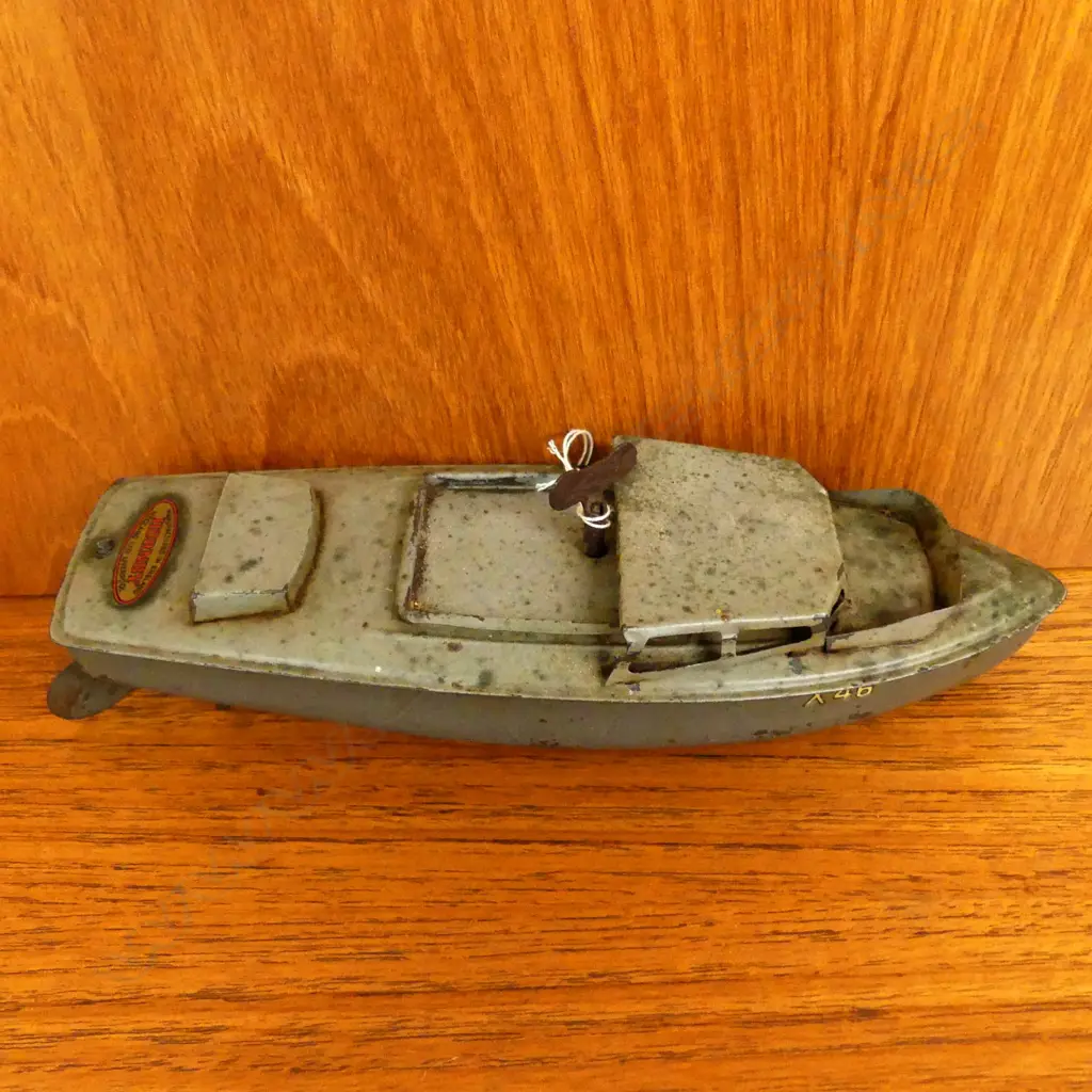 HORNBY MECCANO TINPLATE CLOCKWORK TOY BOAT Image 1++