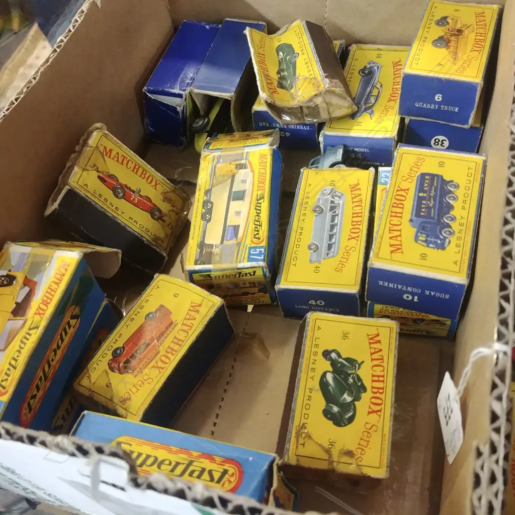 11 MATCHBOX SERIES & SUPERFAST TOYS + BOXES Image 1++