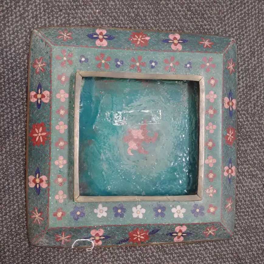 CLOISONNE DISH - SQUARE FORM Image 1++