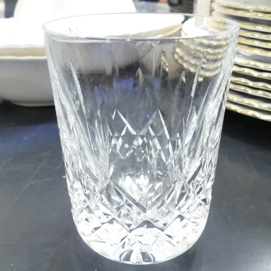 4 WATERFORD CRYSTAL TUMBLERS  Image 1++