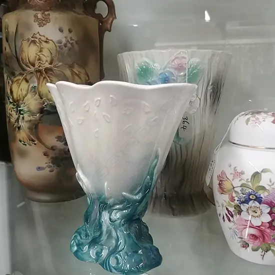 2 TITIAN VASES