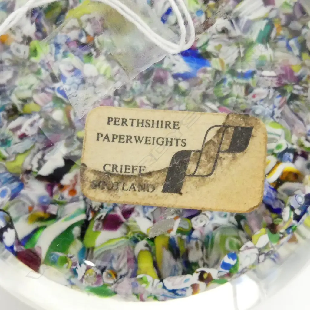 PERTHSHIRE MILLEFIORE P/WEIGHT , BOX + CERT Image 1++