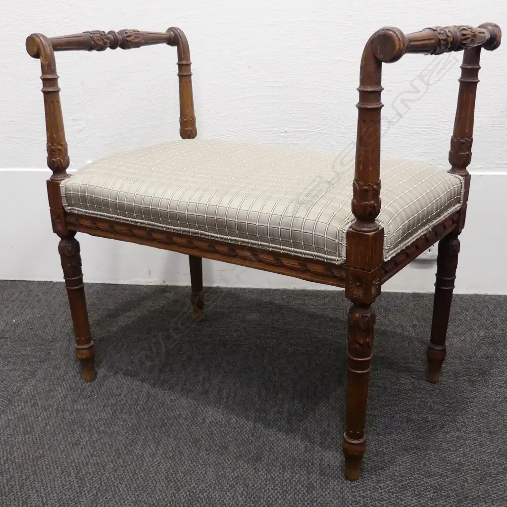 A European walnut stool Image 1++