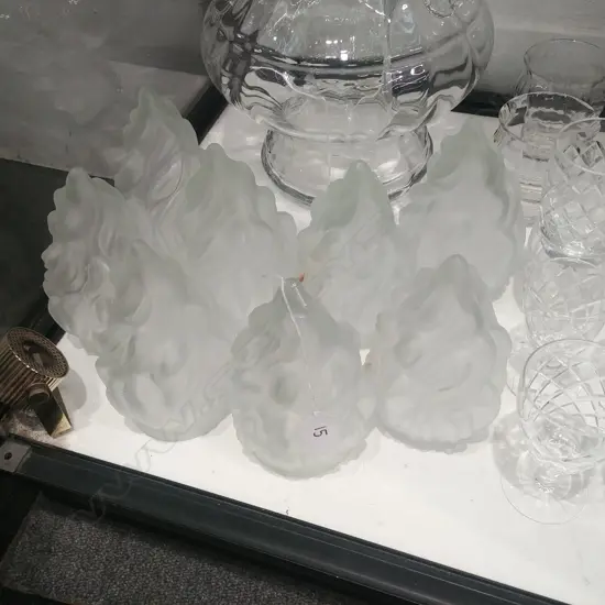 8 FLAME SHAPED LAMPSHADES