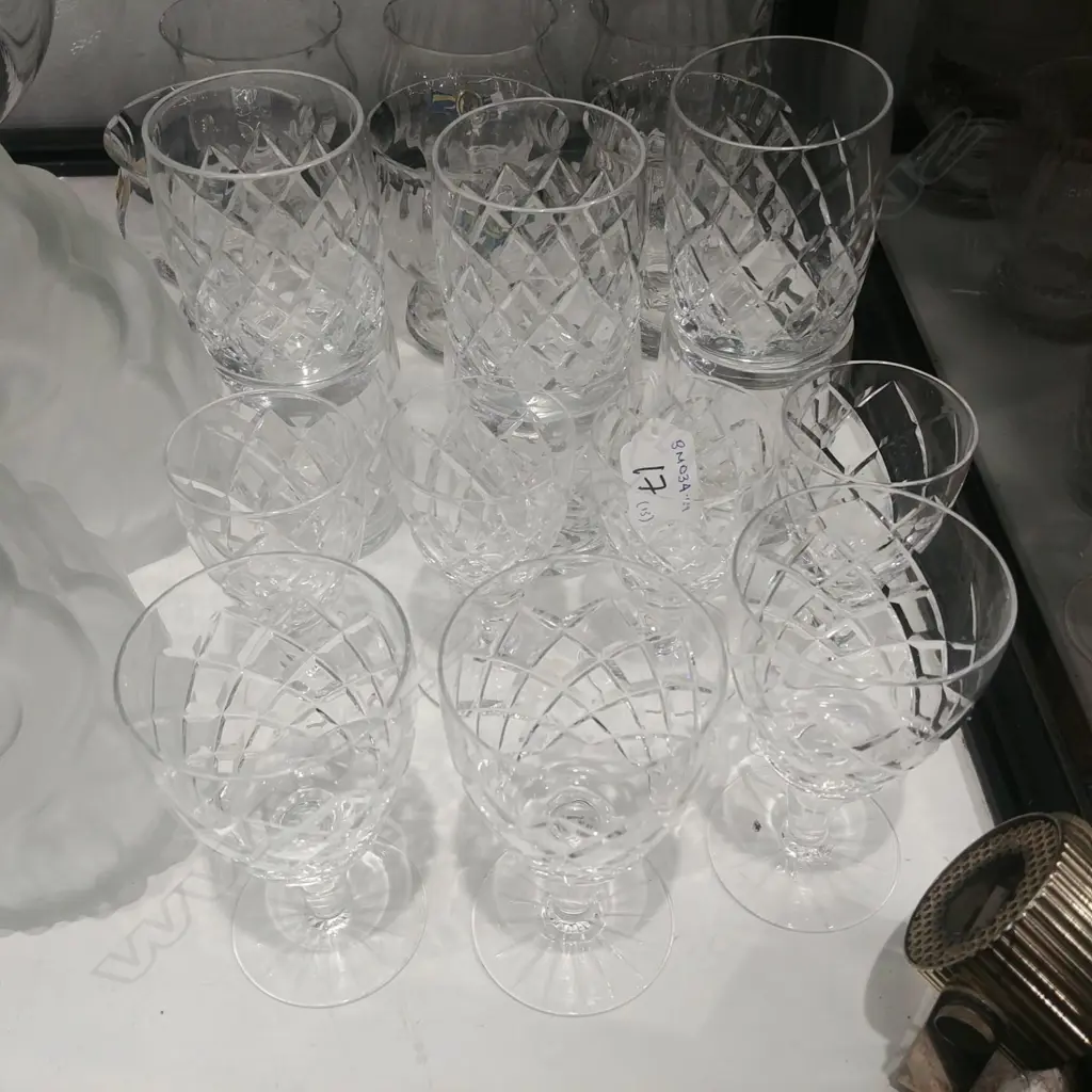 ASST CRYSTAL INC TUMBLERS, WINE & SHERRY GLASSES Image 1++