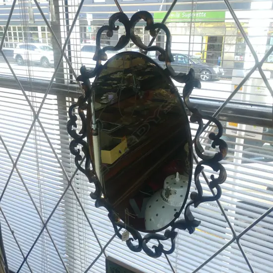 FRENCH STYLE IRON MIRROR