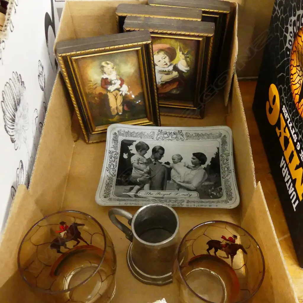 SM BOX PEWTER, GLASS ETC Image 1++