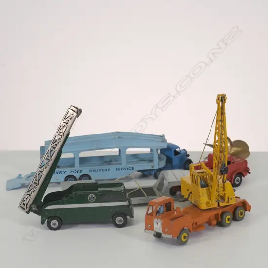 4 DINKY SERVICE TRUCKS