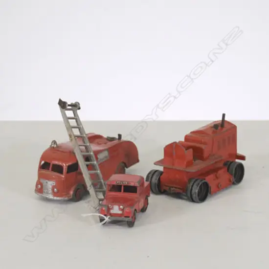 3 DINKY 'RED'  VEHICLES