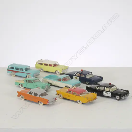 8 DINKY AMERICAN CARS 