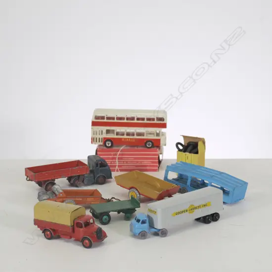 DINKY 'ATLANTEAN' BUS AND MISC DINKY INCL TYRES