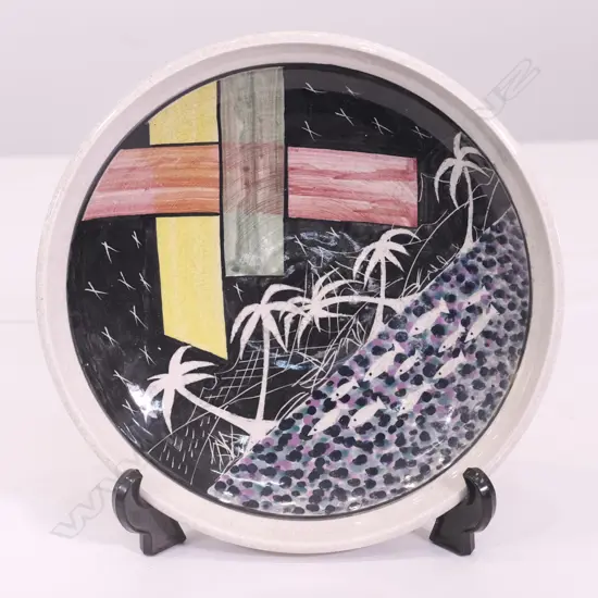 WARREN TIPPET bowl coloured glaze