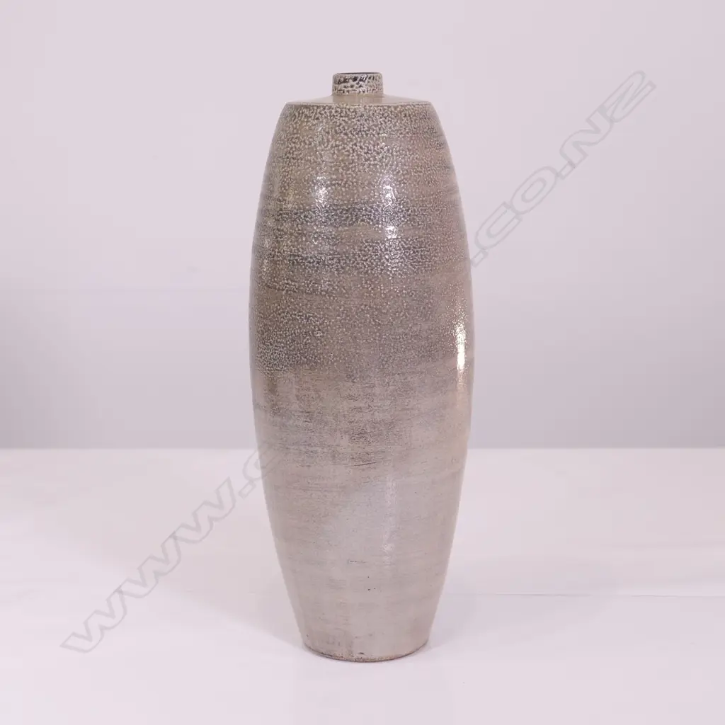 DUNCAN SHEARER LARGE SALT GLAZE BOTTLE VASE Image 1++