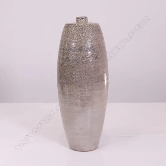DUNCAN SHEARER LARGE SALT GLAZE BOTTLE VASE