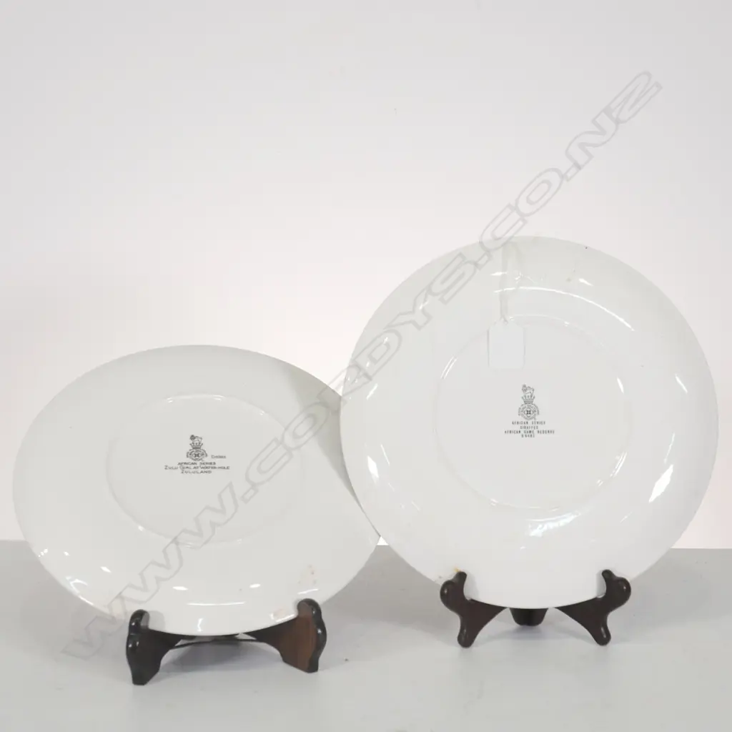 TWO DOULTON AFRICAN SERIES PLATES Image 1++