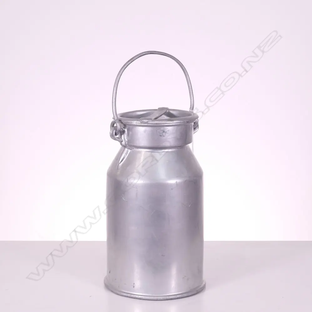 VINTAGE LIDDED CREAM CAN, H.305MM Image 1++
