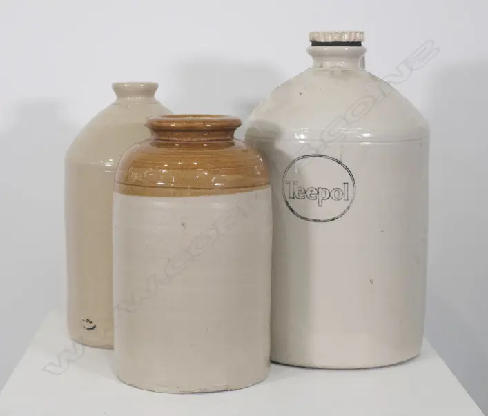 TEEPOL CROCK TOGETHER WITH TWO SMALLER, TALLEST 420MM Image 1++