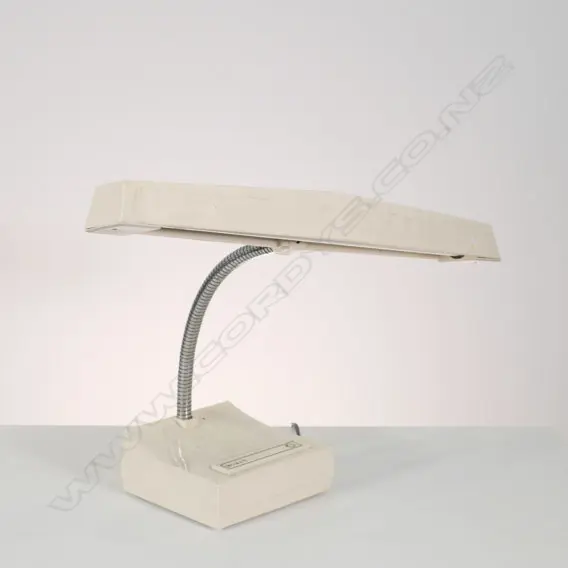 NORAX RETRO PLASTIC DESK LAMP, WORKING, H.420MM Image 1++