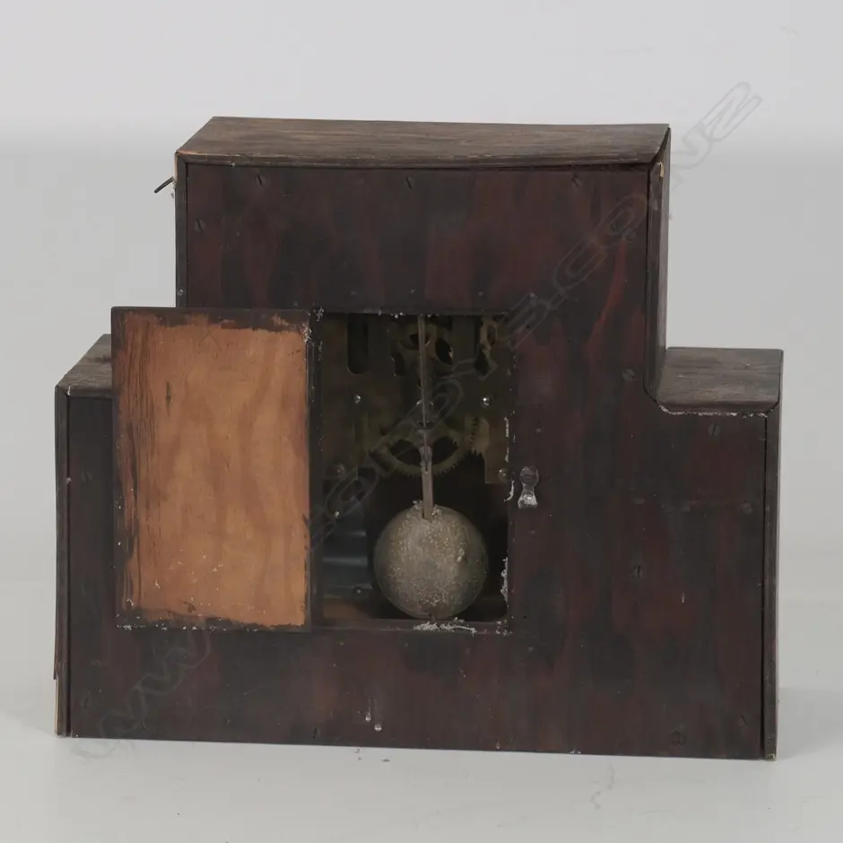 ART DECO MANTEL CLOCK, H. 260MM Image 1++