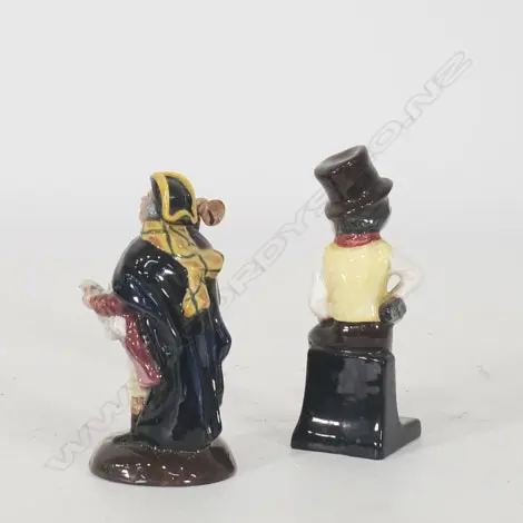 TWO R/DOULTON FIGURES; 'THE TOWN CRYER' & 'SAM WELLER', H. 110MM Image 1++