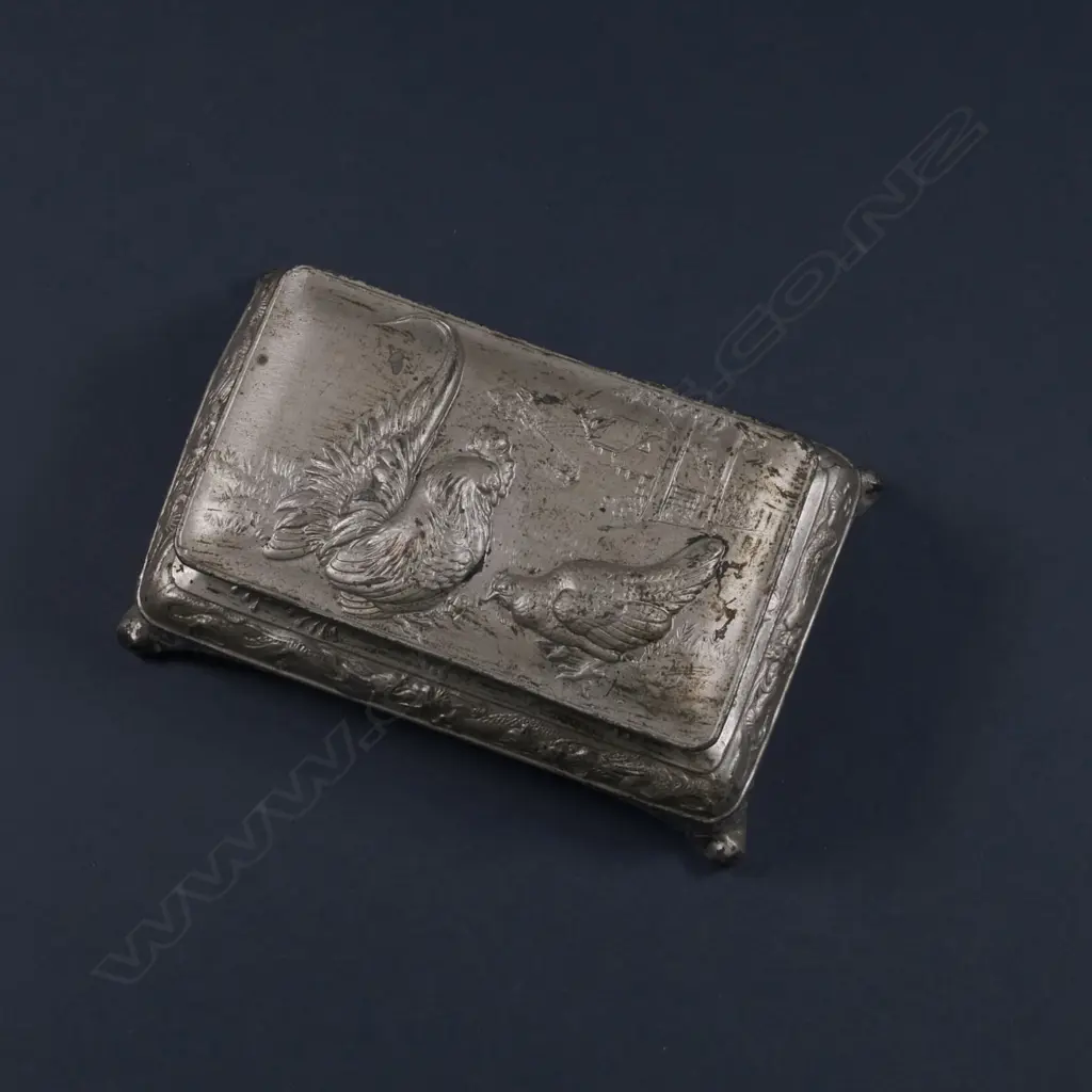 OLD METAL INK WELL; EARLY REX DAMPER STAMP ROLLER Image 1++