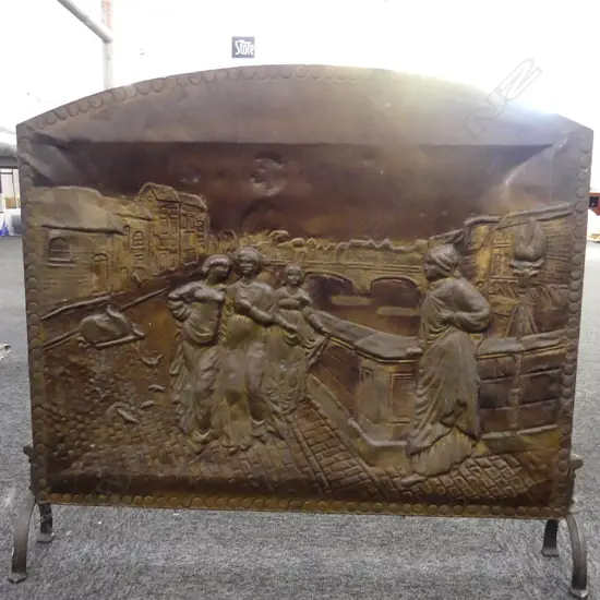 EMBOSSED COPPER FIRESCREEN