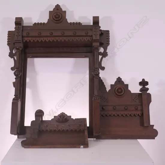 LATE 19THC OVERMANTEL FRAME, H. 900MM