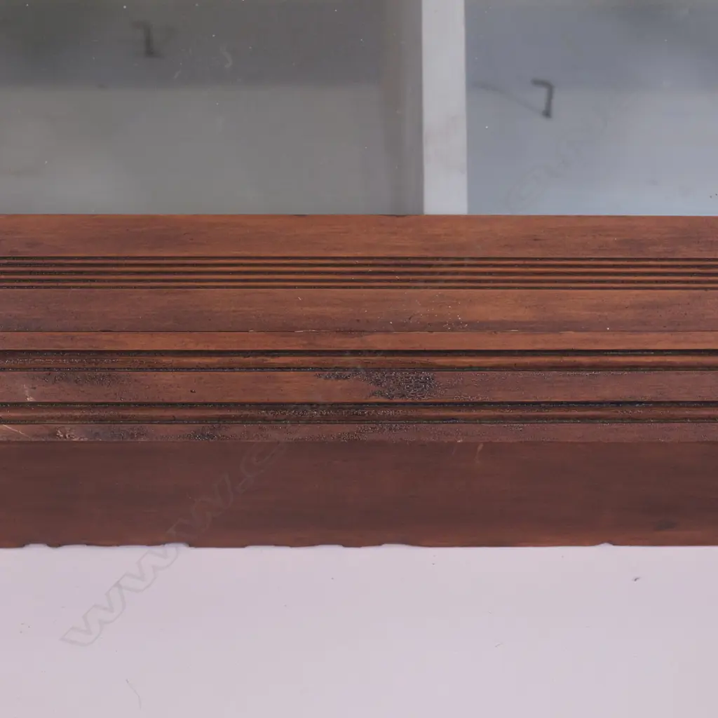 A COLONIAL KAURI GLAZED CORNER CABINET, W 880 H 1800 MM  Image 1++