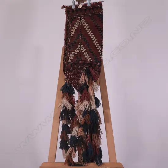 HAND KNOTTED CAMEL SALT BAG, L. 1150MM