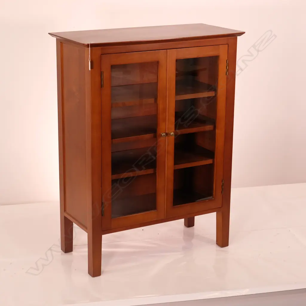 WILLETTS FURNITURE COMPANY NZ TAWHAI 2 DOOR VITRINE. H.970mm Image 1++
