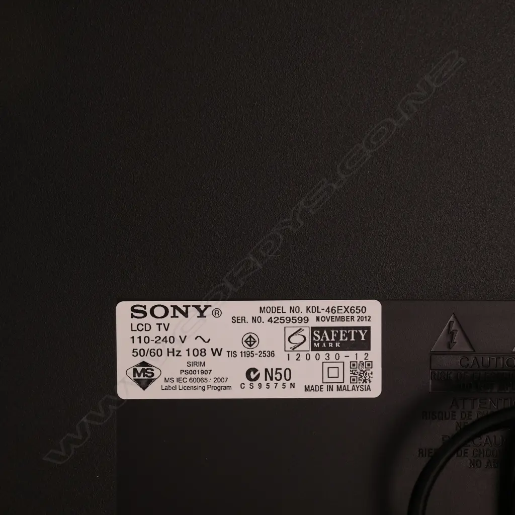 SONY FLATSCREEN TV 1080 x 640mm Image 1++