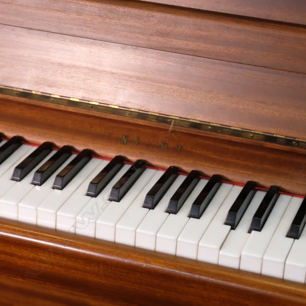 MAHOGANY CASED BRITISH 'KNIGHT' UPRIGHT PIANO Image 1++