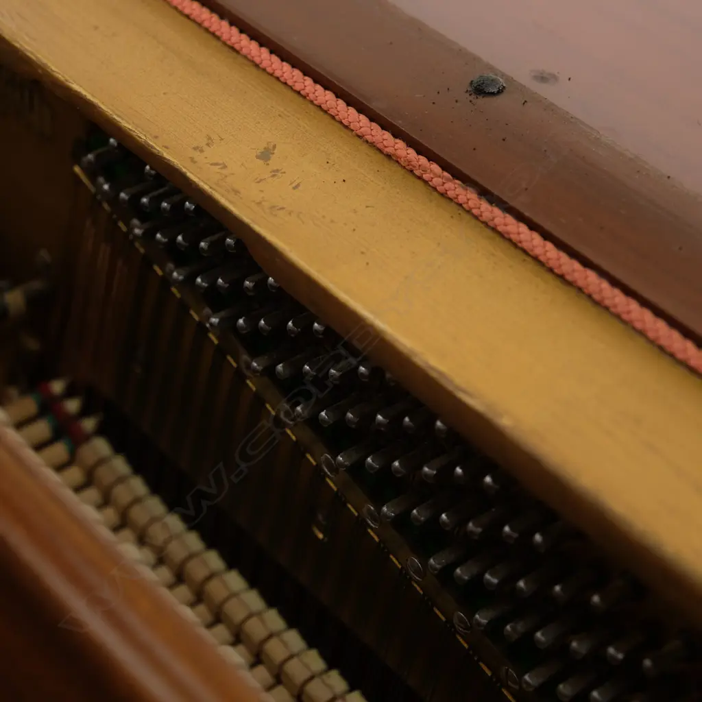 MAHOGANY CASED BRITISH 'KNIGHT' UPRIGHT PIANO Image 1++