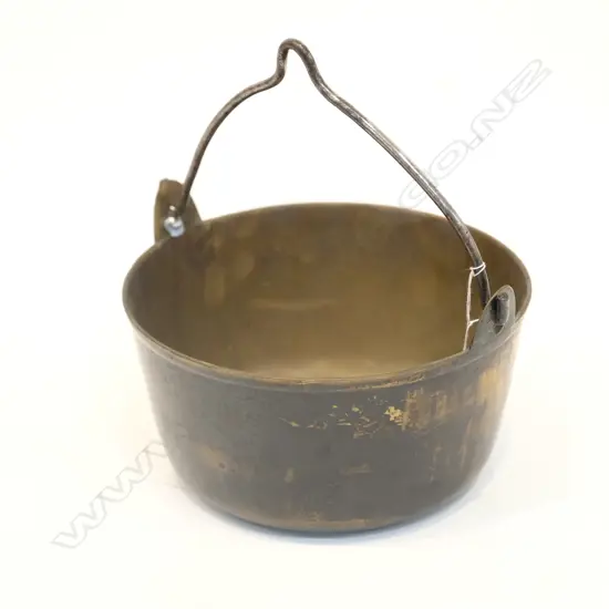 SM CAST BRASS PRESERVING PAN, DIA. 190MM
