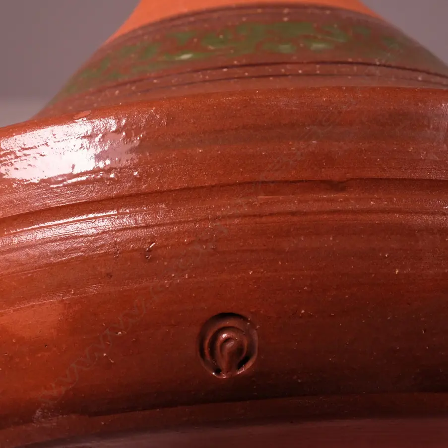 SIGNED POTTERY LIDDED CASSEROLE Image 1++