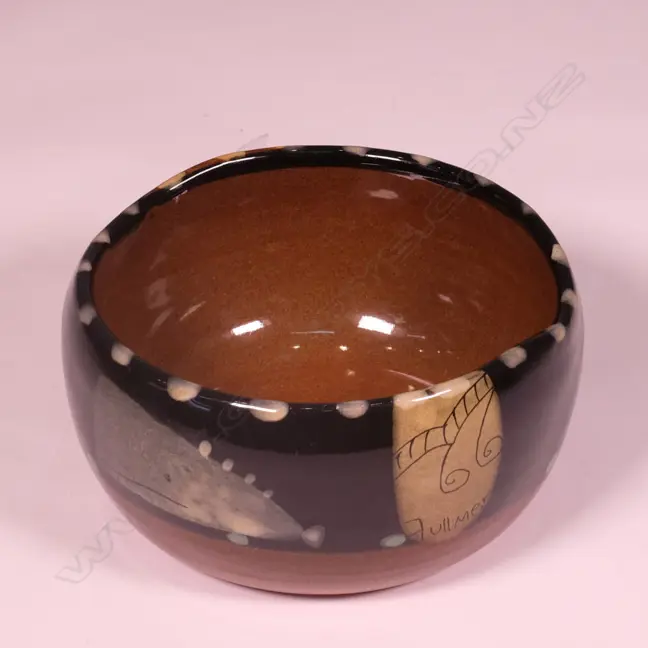 SIGNED POTTERY BOWL STEVE FULMER Image 1++