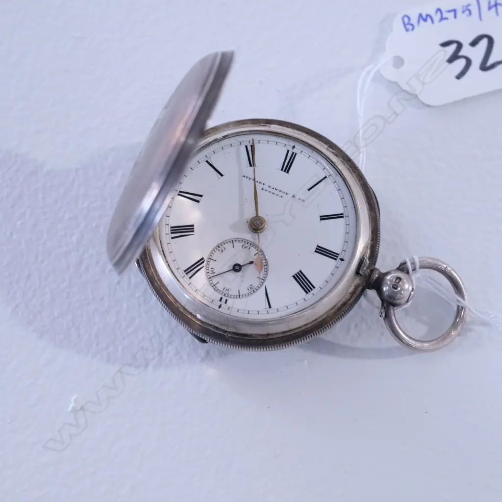 SILVER POCKET WATCH (NO GLASS) Image 1++