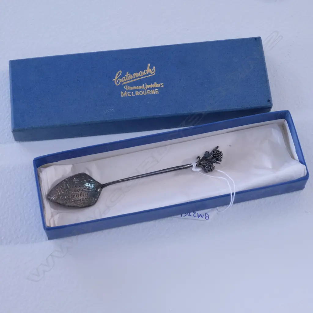 AUSTRALIAN SILVER SPOON SIGNED CARMELLE Image 1++