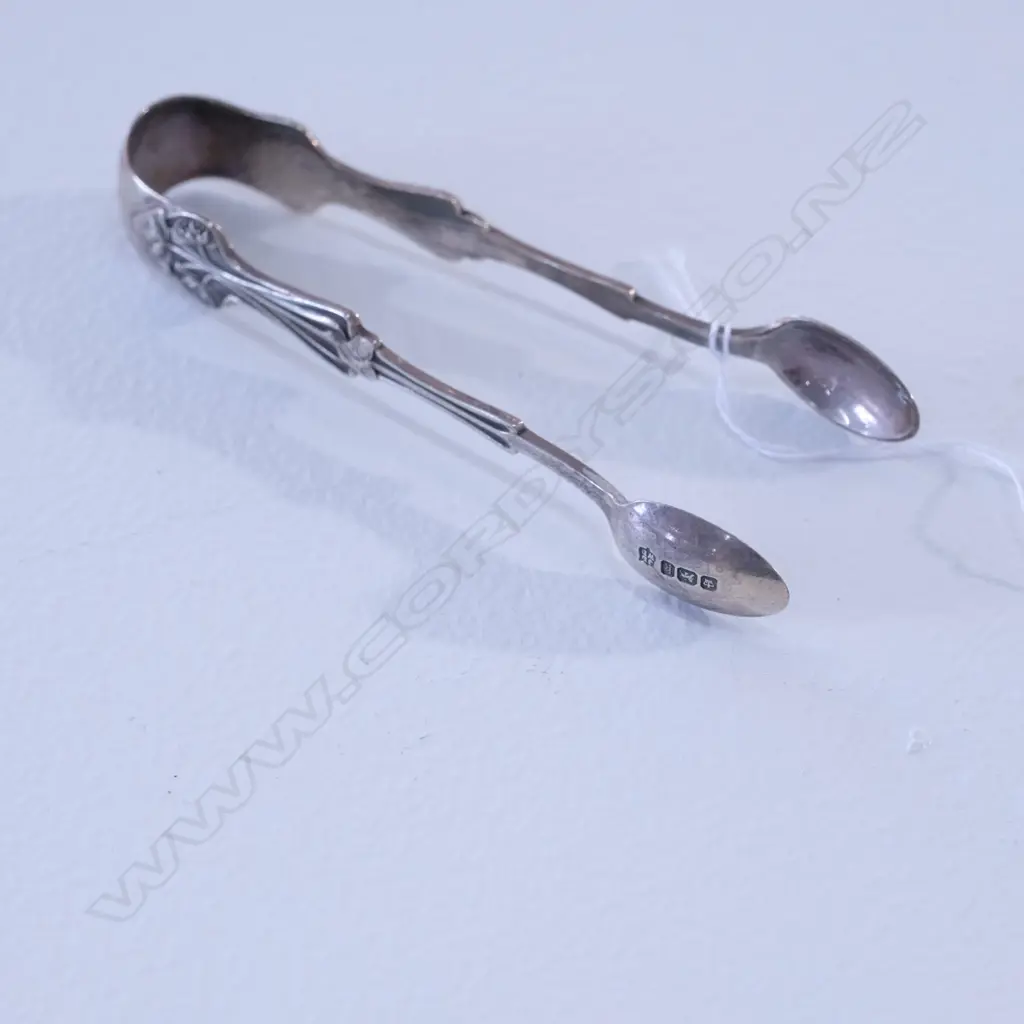 PR SILVER SUGAR TONGS Image 1++