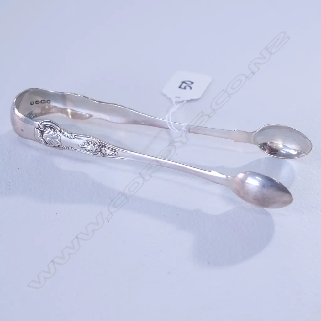 PR VICT SILVER SUGAR TONGS Image 1++