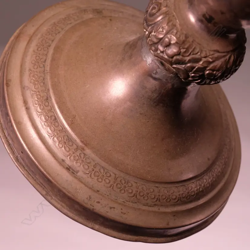 AUSTRIAN SILVER SILVER CANDLESTICK Image 1++