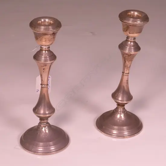 PR SILVER CANDLESTICKS