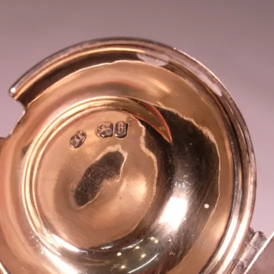 VICT SILVER MUSTARD POT NO LINER Image 1++