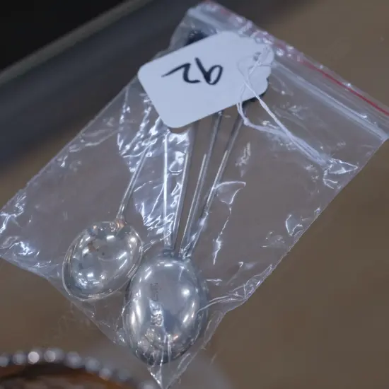 5 SILVER COFFEE SPOONS 