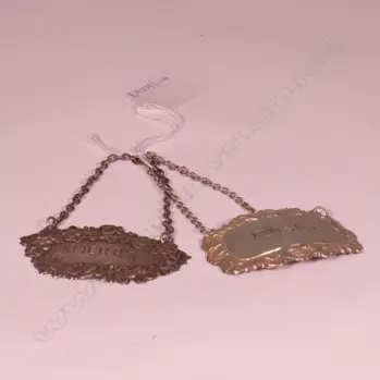 SILVER BOTTLE TICKET & ANOTHER Image 1++