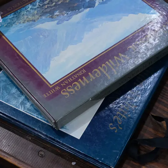 TWO JONATHAN WHITE PAINTING BOOKS