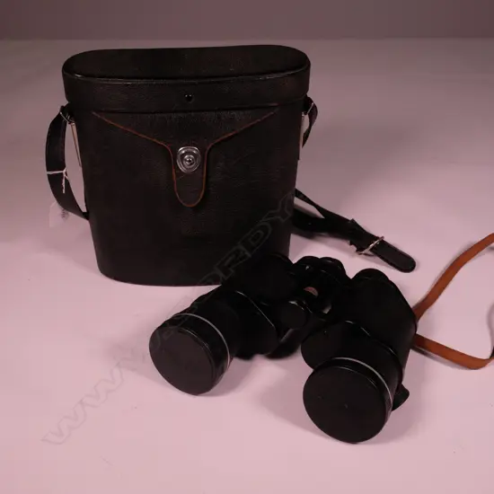 A CASED SET OF PENTAX BINOCULARS
