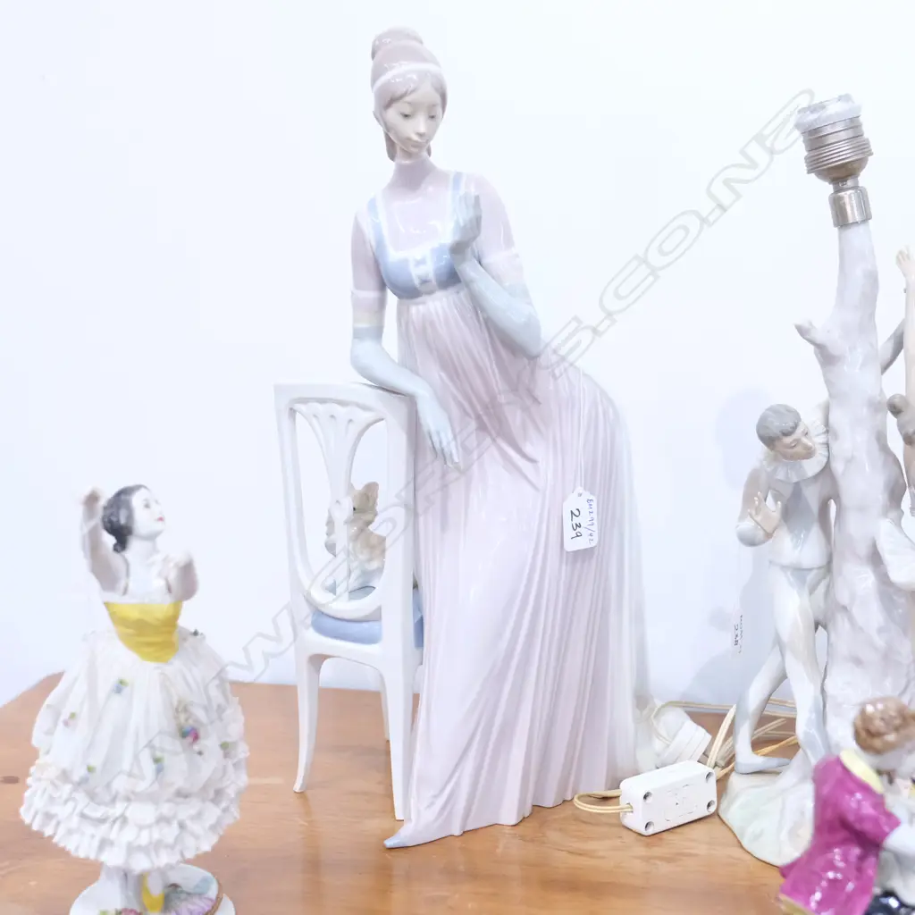 LLADRO "LADY EMPIRE" WOMEN FIGURINE 4719 H. 470MM Image 1++
