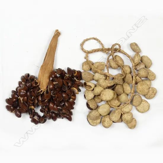 Two African tribal dance rattles