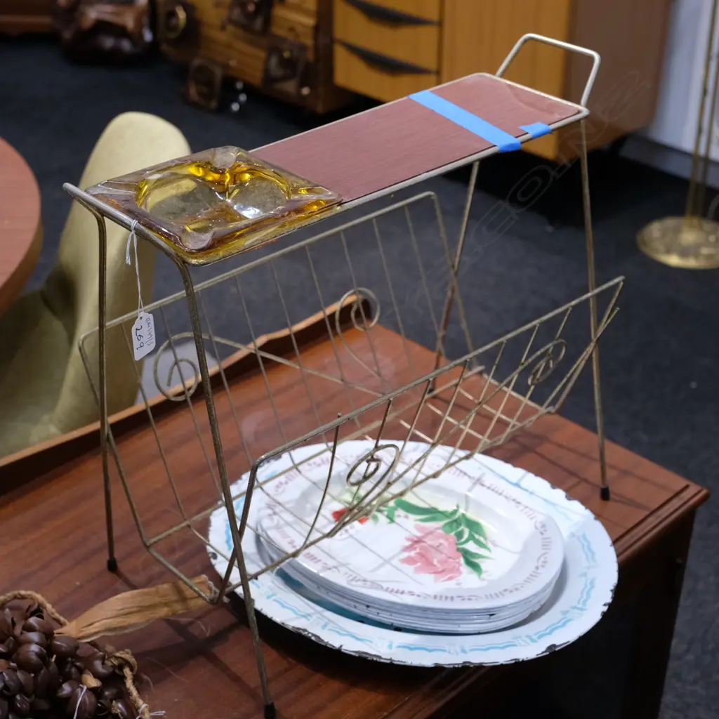 RETRO MAGAZINE RACK L 510 MM Image 1++